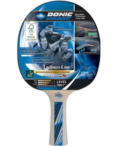 Ракетка для настільного тенісу Donic-Schildkrot Legends 700 FSC (734417)