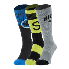 Шкарпетки Nike U NK SB EVERYDAY MAX LTWT CREW 3PR мультиколор Уні 34-38 (CU6478-902)