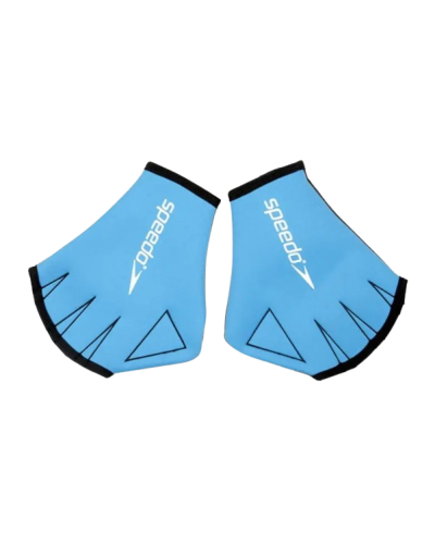 Рукавички для плавання Speedo AQUA GLOVE AU блакитний Уні L(9.5см) (8-069190309-9.5)