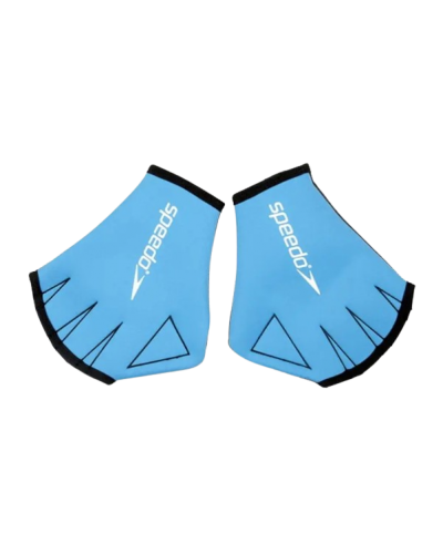 Рукавички для плавання Speedo AQUA GLOVE AU блакитний Уні M(8.5см) (8-069190309-8.5)