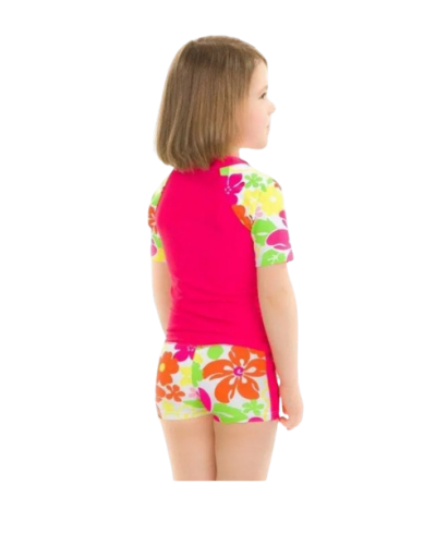 Плавки-шорти для дівчат Aqua Speed ​​FLOWER SHORTS 2116 мультиколор дит 116см (373-116)