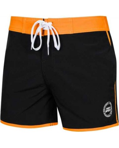 Чоловічі плавки-шорти для чоловіків Aqua Speed AXEL 7190 чорний, помаранчовий (XL) (337-01)