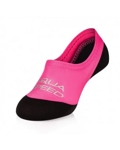 Дитячі шкарпетки для басейну Aqua Speed ​​NEO SOCKS 6101 чорний, рожевий (177-03)
