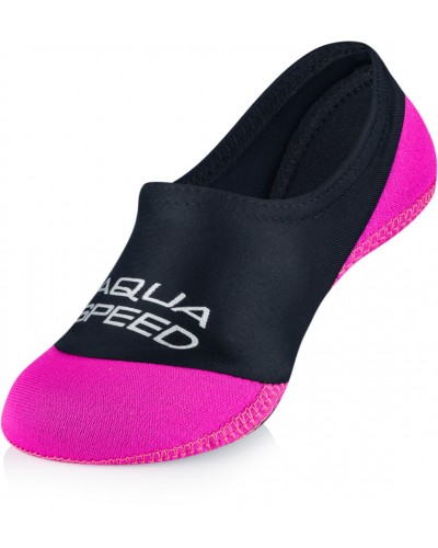 Дитячі шкарпетки для басейну Aqua Speed ​​NEO SOCKS 7368 чорний, малиновий (177-19)