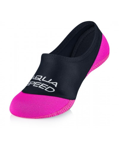 Дитячі шкарпетки для басейну Aqua Speed ​​NEO SOCKS 7368 чорний, малиновий (177-19)