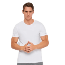 Футболка Kappa T-shirt Mezza Manica Girocollo білий Чол XL (K1305 Bianco)
