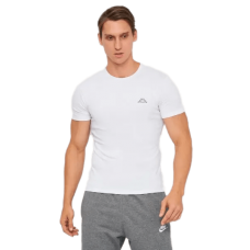 Футболка Kappa T-shirt Mezza Manica Girocollo білий Чол XL (K1304 Bianco)