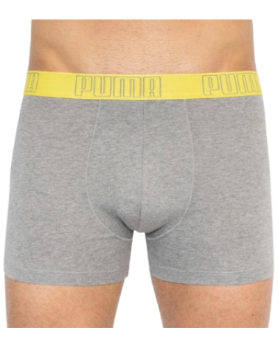 Труси-боксери Puma YD BOLD STRIPE BOXER 2P сірий, жовтий Чол XL (501001001-020)