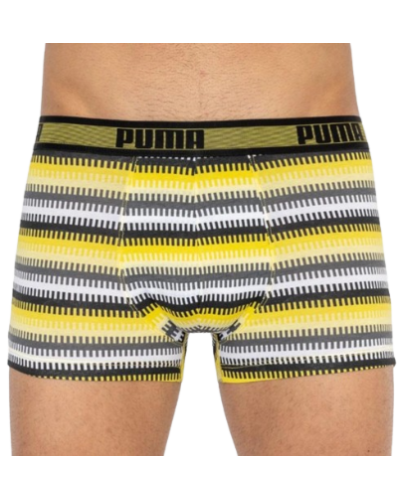 Труси-шорти Puma WORLDHOOD STRIPE TRUNK 2P білий, сірий, чорний, жовтий Чол S (501004001-020)