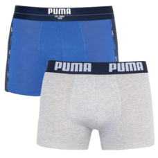 Труси-боксери Puma STATEMENT BOXER 2P синій, сірий Чол S (501006001-010)