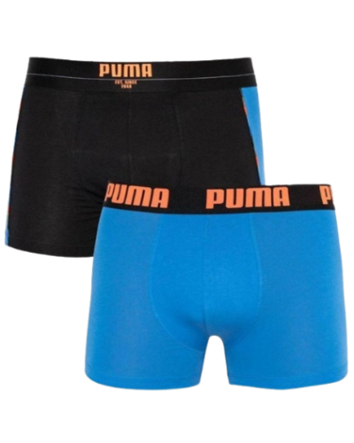 Труси-боксери Puma STATEMENT BOXER 2P чорний, синій Чол XL (501006001-030)