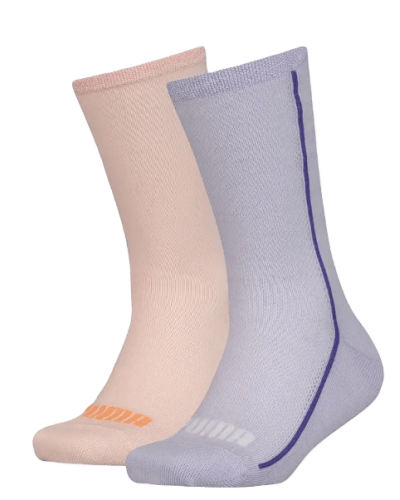 Шкарпетки Puma GIRLS MESH SOCK 2P фіолетовий, персиковий Діт 27-30 (104006001-012)