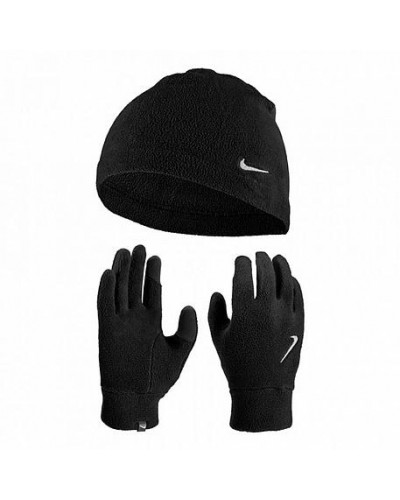 Набір шапка і рукавички NIKE M FLEECE HAT AND GLOVE SET чорний Чол L/XL (N.100.2578.082.LX)