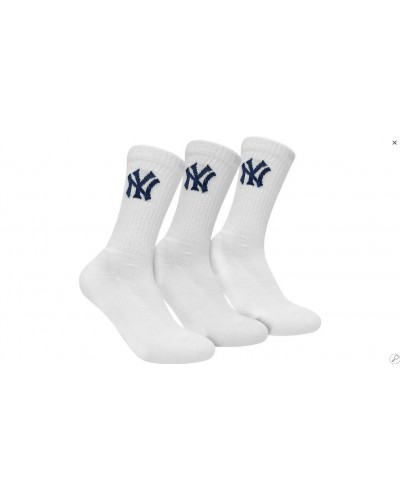 Шкарпетки New York Yankees 3 pk Crew білий Уні 31-34 (15100002-1001)