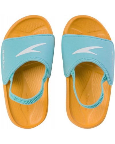 Шльопанці Speedo LEARN TO SWIM SLIDE IU блакитний, помаранчевий дит 21,5 (8-11299D719)