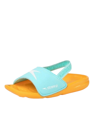 Шльопанці Speedo LEARN TO SWIM SLIDE IU блакитний, помаранчевий дит 21,5 (8-11299D719)