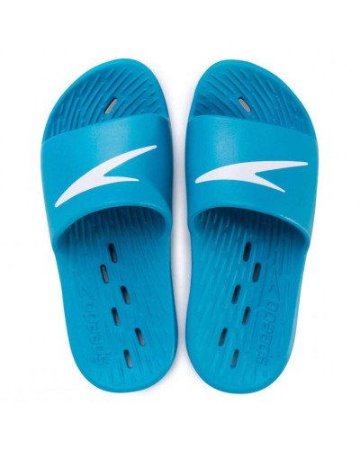 Шльопанці Speedo SLIDES ONE PIECE JU блакитний, білий дит 29,5 (8-12231D611)