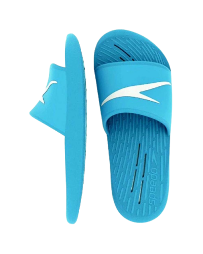 Шльопанці Speedo SLIDES ONE PIECE JU блакитний, білий дит 29,5 (8-12231D611)