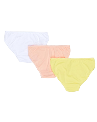 Труси SLIP X3 ENFANT FILLE LULU білий, рожевий, жовтий Діт 4/5 арт83890483-2 (83890483-2)