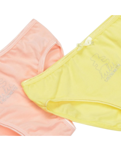 Труси SLIP X3 ENFANT FILLE LULU білий, рожевий, жовтий Діт 4/5 арт83890483-2 (83890483-2)