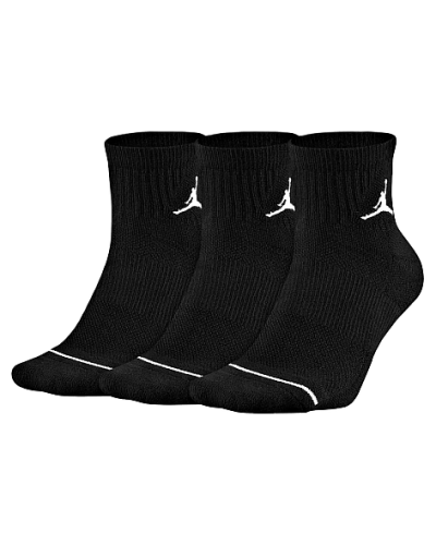 Jordan Jumpman Quarter Dri-Fit 3PPK - Баскетбольні шкарпетки (3 пари) [SX5544-010(DX9655-010)] (SX5544-010(DX9655-010))