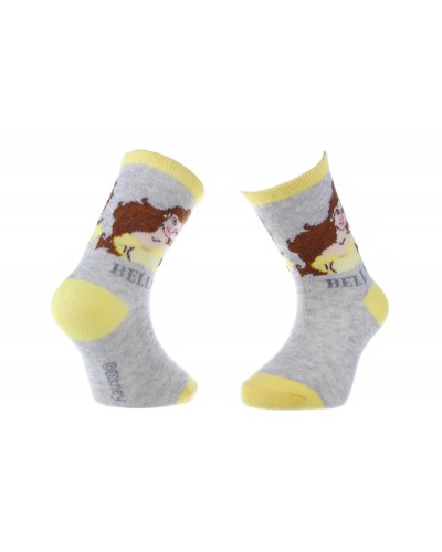Шкарпетки PRINCESS BELLE сірий, жовтий Діт 19-22, арт.43891047-4 (43891047-4)