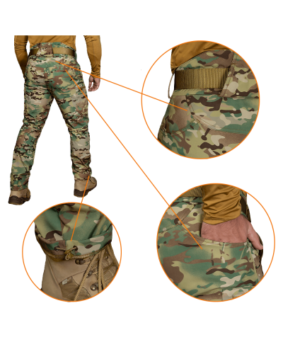 Штани SoftShell Vent Multicam (7276)