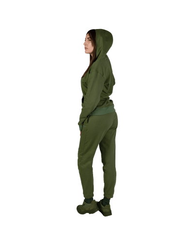 Спортивний костюм Basic Hood Олива (7383)