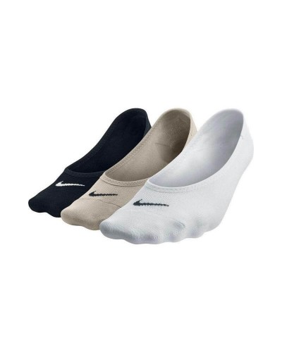 Шкарпетки Nike W NK EVERYDAY LTWT FOOT 3PR чорний, білий, бежевий Жін 34-38 (SX4863-900)