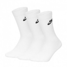 Шкарпетки Nike U NK NSW EVERYDAY ESSENTIAL CR 3PR білий Уні 42-46 (DX5025-100)