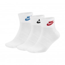 Шкарпетки Nike U NK NSW EVERYDAY ESSENTIAL AN 3PR білий, мультиколор Уні 42-46 (DX5074-911)