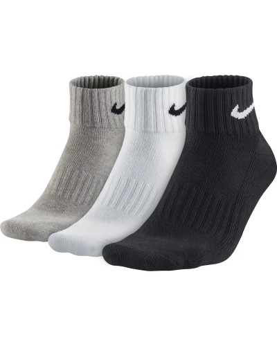 Шкарпетки Nike U NK V CUSH ANKLE-3PR VALUE чорний,білий,сірий Уні 38-42 (SX4926-901)