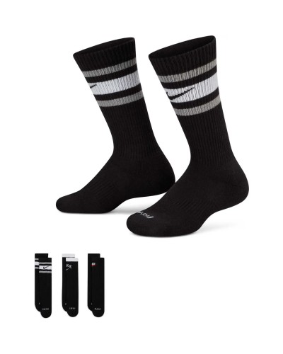 Шкарпетки Nike U NK EVERYDAY PLUS CUSH CREW 3PR чорний Уні 34-38 (DH3415-902)
