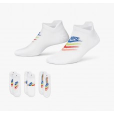 Шкарпетки Nike W NK EVERYDAY PLUS LTWT NS 3PR білий Жін 38-42 (DH5474-902)