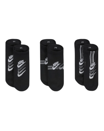 Шкарпетки Nike W NK EVERYDAY PLUS LTWT NS 3PR чорний Жін 38-42 (DH5474-903)