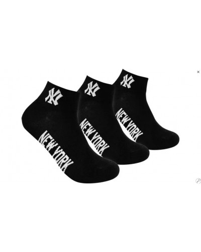 Шкарпетки New York Yankees 3 pk Quarter чорний Уні 35-38 (15100003-1002)