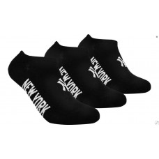 Шкарпетки New York Yankees 3 pk Sneaker чорний Уні 35-38 (15100004-1002)