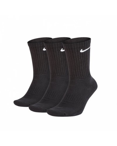 Шкарпетки Nike U NK EVERYDAY CUSH CREW 3PR чорний Уні 34-38 (SX7664-010)