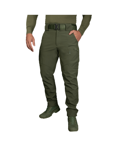 Штани SoftShell Mesh Олива (7307)