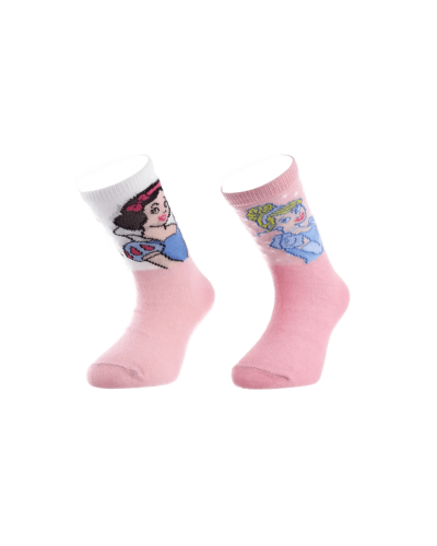 Шкарпетки PRINCESS BLANCHE NEIGE/CENDRILLON 2P рожевий Діт 24-26 арт 83891420-1 (83891420-1)