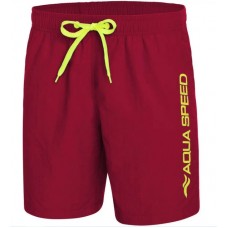 Чоловічі шорти для плавання Aqua Speed OWEN 9660 червоний (Waist 74-78 cm) (297-31)