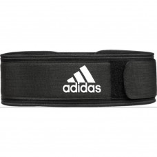 Пояс для важкої атлетики Adidas Essential Weightlifting Belt чорний Уні XS (62-75 см) (ADGB-12252)