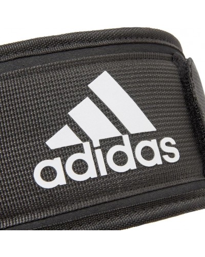 Пояс для важкої атлетики Adidas Essential Weightlifting Belt чорний Уні XS (62-75 см) (ADGB-12252)