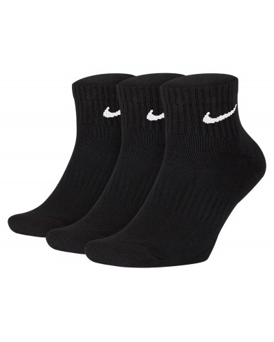 Шкарпетки Nike U NK EVERYDAY CUSH ANKLE 3PR чорний Уні 34-38 (SX7667-010)