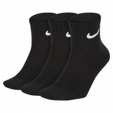 Шкарпетки Nike U NK EVERYDAY LTWT ANKLE 3PR чорний Уні 34-38 (SX7677-010)