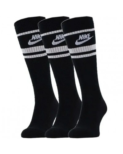 Шкарпетки Nike U NK CREW NSW ESSENTIAL STRIPE 3PR чорний Уні 34-38 (CQ0301-010)