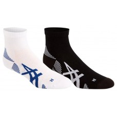 Шкарпетки Asics 2PPK CUSHIONING SOCK чорний, білий Чол 35-38 (3013A238-002)