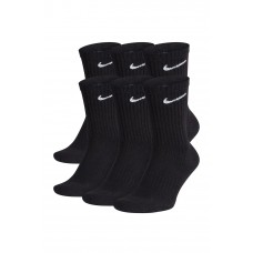Шкарпетки Nike U NK EVERYDAY CUSH CREW 6PR-BD чорний Уні 42-46 (SX7666-010)