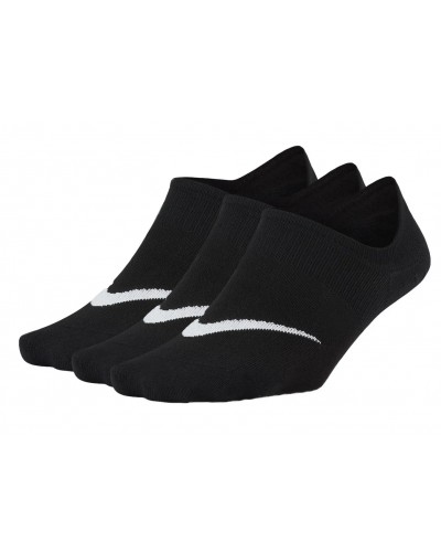 Шкарпетки Nike U NK EVERYDAY PLUS LTWT FOOTIE 3PPK чорний Жін 42-46 (SX5277-011)