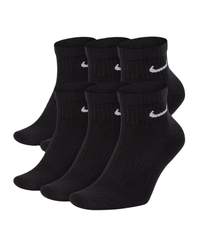 Шкарпетки Nike U NK EVERYDAY CUSH ANKLE 6PR-BD чорний Уні 42-46 (SX7669-010)